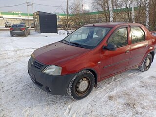 2008 Renault Logan I, красный, 280000 рублей, вид 1