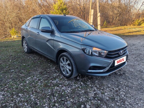 2016 Lada (ВАЗ) Vesta I, серый, 669000 рублей - вид 2