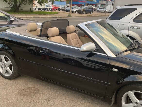 2005 Audi A4 II (B6), чёрный, 2300000 рублей - вид 6
