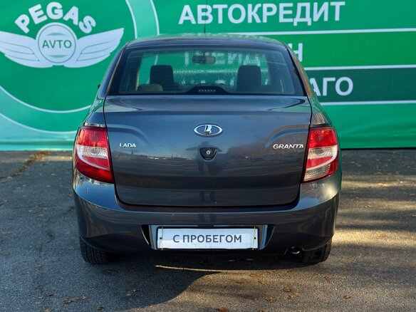 2016 Lada (ВАЗ) Granta I, серый, 475000 рублей - вид 5