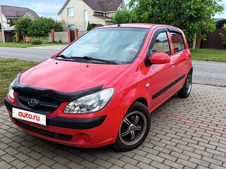 2008 Hyundai Getz I Рестайлинг, красный, 450000 рублей, вид 2