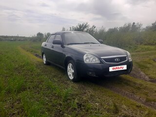 2007 Lada (ВАЗ) Priora I, чёрный, 180000 рублей, вид 2