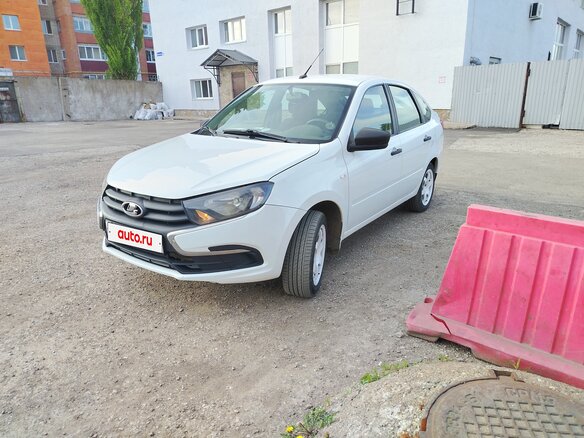 2019 Lada (ВАЗ) Granta I Рестайлинг, белый, 350000 рублей - вид 1