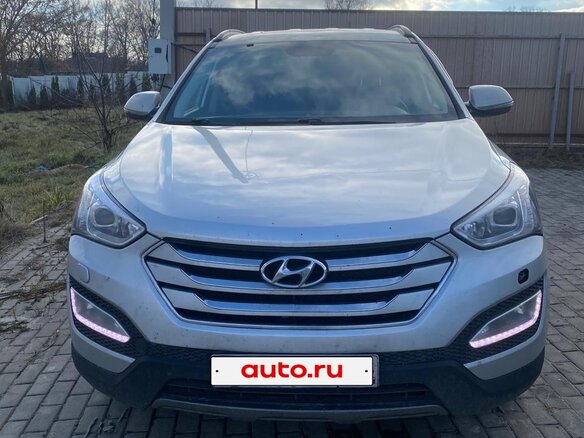 2015 Hyundai Santa Fe III, серый, 1750000 рублей