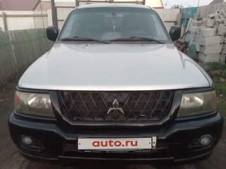 2001 Mitsubishi Pajero Sport I, серый, 880000 рублей, вид 2