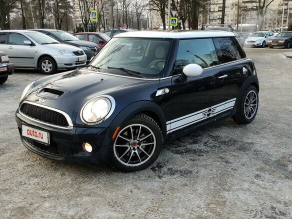 2007 Mini Hatch Cooper S II (R56), чёрный - вид 1