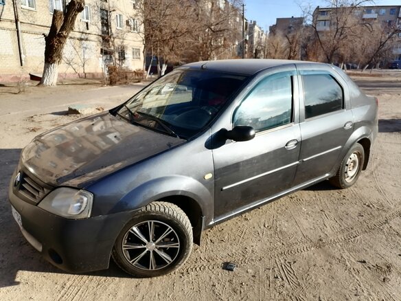 2007 Renault Logan I, серый