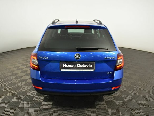2018 Skoda Octavia III (A7) Рестайлинг, синий - вид 4