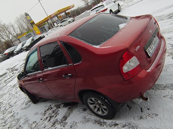 2006 Lada (ВАЗ) Kalina I, красный, 255000 рублей - вид 4