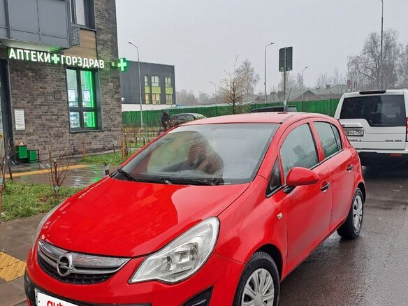 2013 Opel Corsa D Рестайлинг II, красный, 450000 рублей