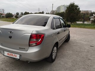 2013 Lada (ВАЗ) Granta I, серебристый, 550000 рублей, вид 4