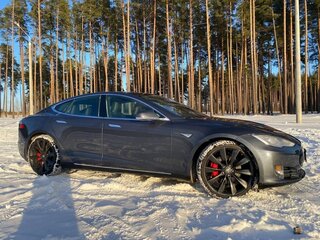 2015 Tesla Model S P85D I, серый, 1700000 рублей, вид 5