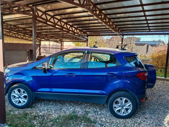 2017 Ford EcoSport II, синий, 820000 рублей