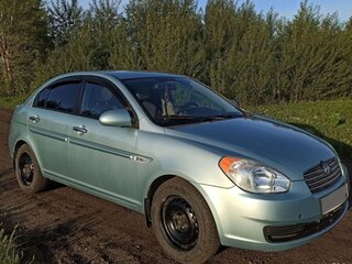 2008 Hyundai Verna II, голубой, 450000 рублей, вид 3