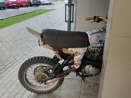 1984 CZ 250, красный, 65000 рублей, вид 3
