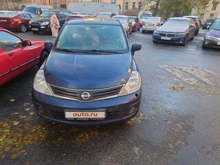 2010 Nissan Tiida I Рестайлинг, синий, 490000 рублей, вид 2