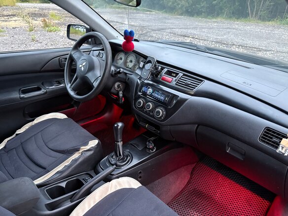 2006 Mitsubishi Lancer IX Рестайлинг, чёрный, 280000 рублей - вид 9
