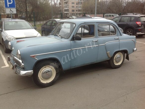 1961 Москвич 407, серый