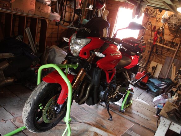 2013 Stels 600 Benelli, красный, 440000 рублей - вид 8