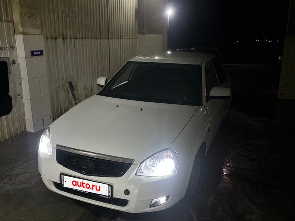 2009 Lada (ВАЗ) Priora I, белый, 285000 рублей