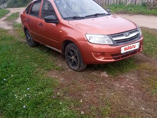 2015 Lada (ВАЗ) Granta I, оранжевый, 350000 рублей, вид 2