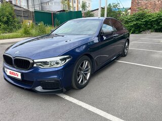 2019 BMW 5 серии 530i xDrive VII (G30/G31/G38), синий, 4250000 рублей, вид 1