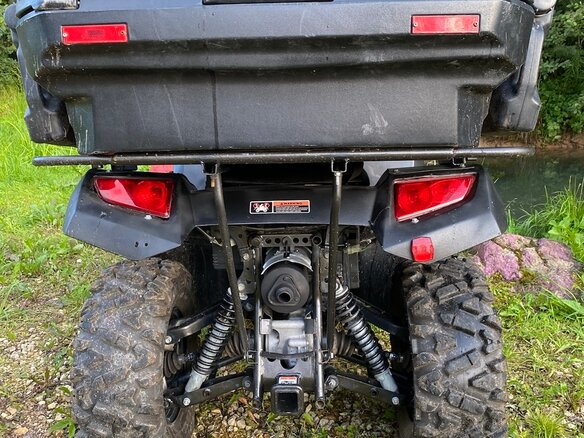 2012 Kymco MXU 450, чёрный, 350000 рублей - вид 12