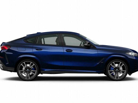 2025 BMW X6 40d III (G06) Рестайлинг, синий - вид 6