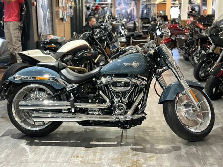 2024 Harley-Davidson Fat Boy, голубой, 3800000 рублей, вид 1