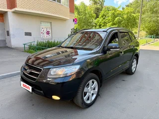 2008 Hyundai Santa Fe II, чёрный, 875000 рублей, вид 1