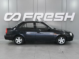 2007 Hyundai Accent ТагАЗ II, чёрный, 519000 рублей, вид 5