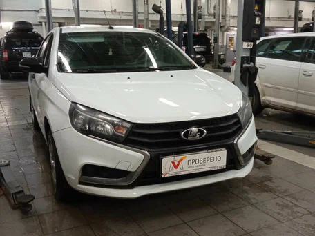 2020 Lada (ВАЗ) Vesta I, белый, 1030000 рублей, вид 2