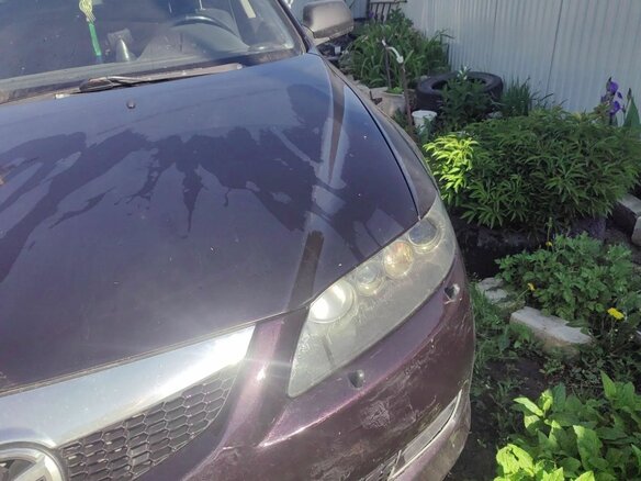 2005 Mazda 6 I (GG) Рестайлинг, красный, 420000 рублей - вид 7