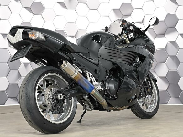 2006 Kawasaki ZZR 1400, чёрный, 589000 рублей - вид 6