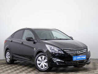 2016 Hyundai Solaris I Рестайлинг, чёрный, 1139000 рублей, вид 1
