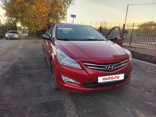 2016 Hyundai Solaris I Рестайлинг, красный, 900000 рублей, вид 1