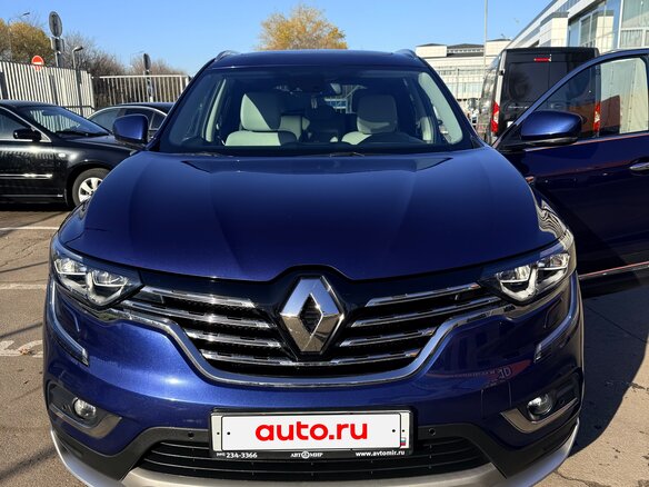 2018 Renault Koleos II, синий, 2400000 рублей - вид 2