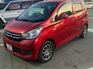 2018 Mitsubishi eK Wagon III Рестайлинг, красный, 750000 рублей, вид 2