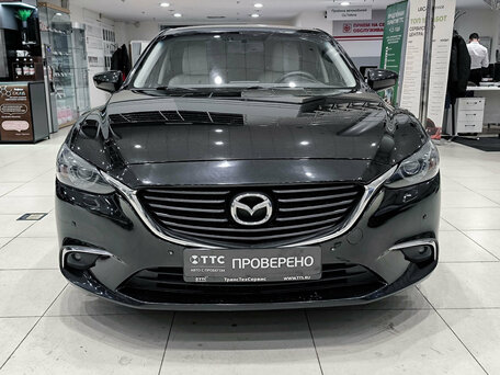 2016 Mazda 6 III (GJ) Рестайлинг, чёрный, 1399000 рублей, вид 2
