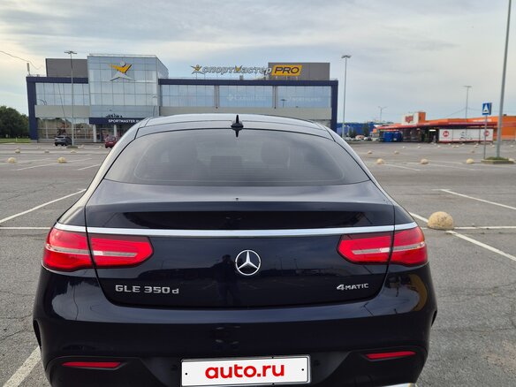 2018 Mercedes-Benz GLE Coupe 350 d I (C292), синий, 4500000 рублей - вид 6