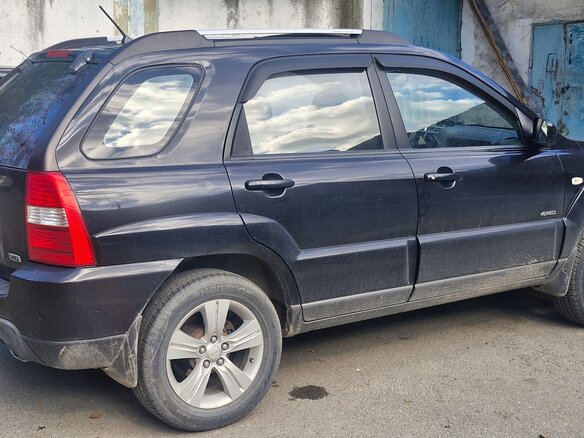 2007 Kia Sportage II, чёрный - вид 3