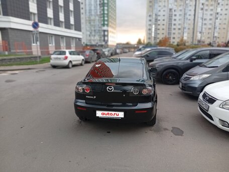 2007 Mazda 3 I (BK) Рестайлинг, чёрный, 730000 рублей, вид 5
