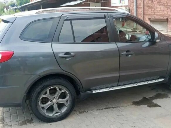 2010 Hyundai Santa Fe II Рестайлинг, серый, 1200000 рублей - вид 6