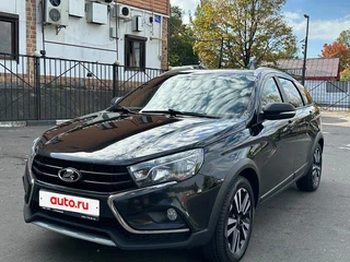 2021 Lada (ВАЗ) Vesta SW Cross I, чёрный, 1250000 рублей, вид 3