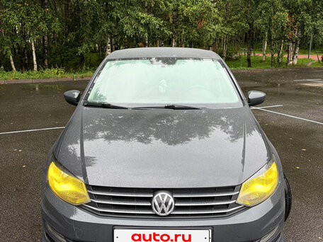 2016 Volkswagen Polo V Рестайлинг, серый, 830000 рублей, вид 5