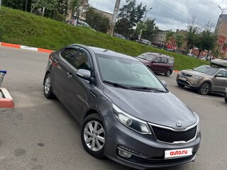 2016 Kia Rio III Рестайлинг, серый, 780000 рублей, вид 5
