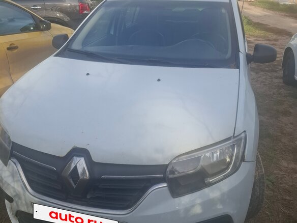 2019 Renault Logan II Рестайлинг, белый, 340000 рублей