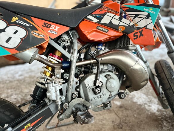2010 KTM 50 SX, оранжевый, 80000 рублей - вид 4