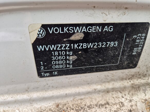 2011 Volkswagen Golf VI, белый, 387000 рублей - вид 14