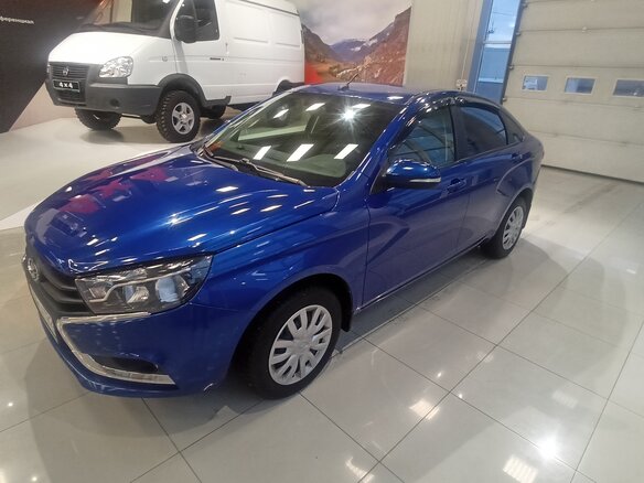 2021 Lada (ВАЗ) Vesta I, синий, 1000000 рублей